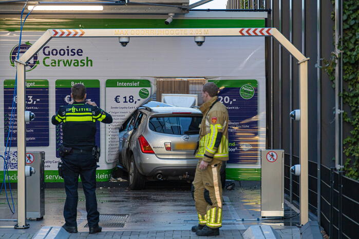 Ravage na ongeval in wasstraat