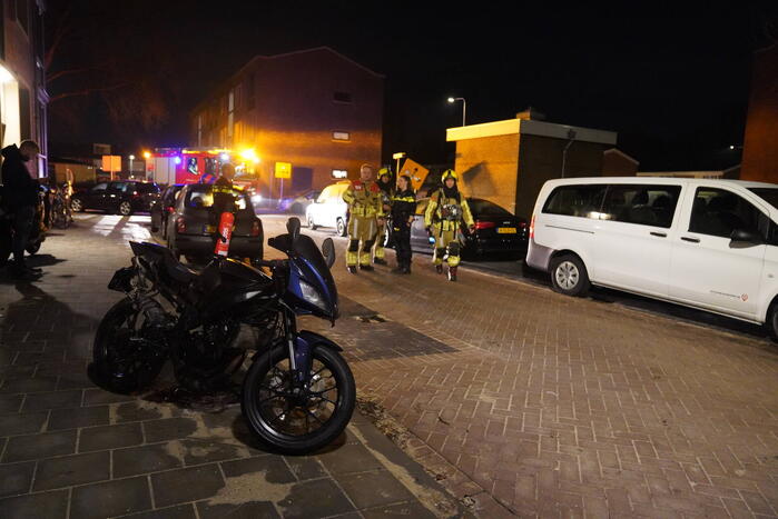 Schakelbrommer vat vlam