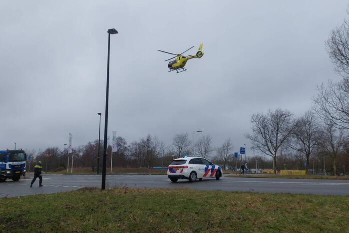 Gewonde bij bedrijfsongeval