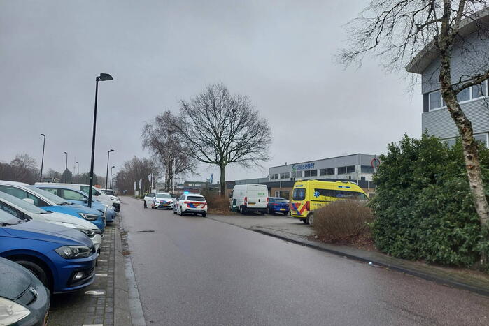 Gewonde bij bedrijfsongeval