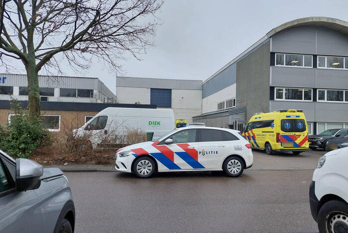 Gewonde bij bedrijfsongeval