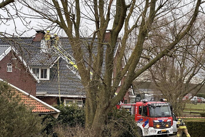 Veel schade bij brand in vrijstaande woning