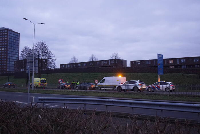Schade bij ongeval tussen twee auto's