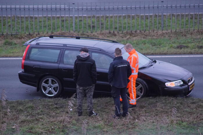 Schade bij ongeval tussen twee auto's