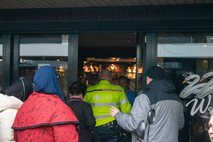 Demonstratie tegen komst coffeeshop