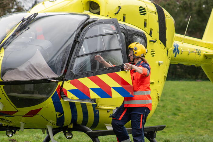 Traumahelikopter ingezet bij medische noodsituatie