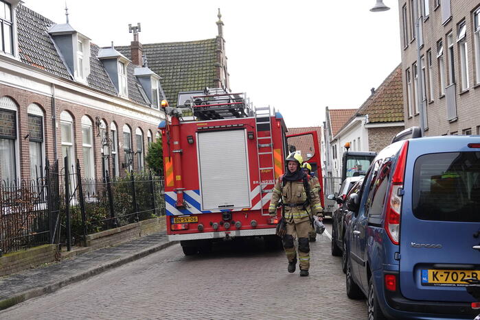 Brandweer ingezet voor schoorsteenbrand