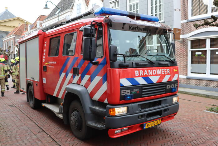 Brandweer ingezet voor schoorsteenbrand