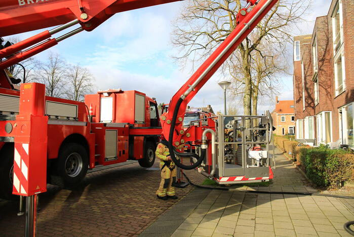 Brandweer ingezet voor vlam in de pan