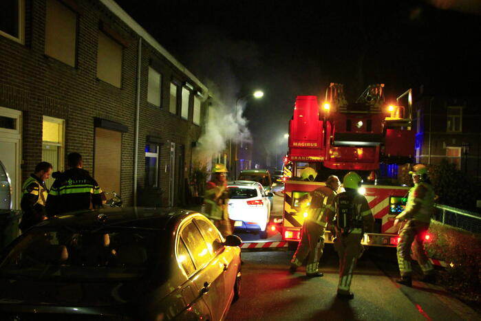 Woningen ontruimd door uitslaande brand