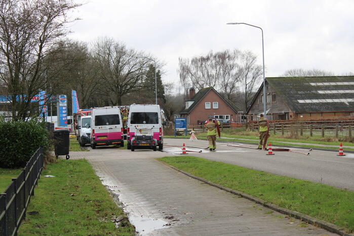 Brandweer ingezet voor gaslekkage