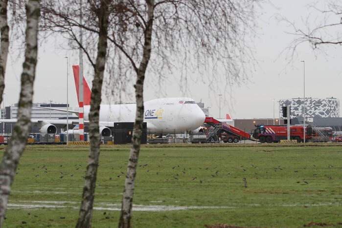 Groot alarm vanwege vliegtuig in de problemen