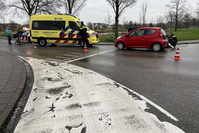 Fietser gewond bij ongeval