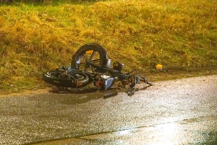 Automobilist rijdt door na ongeval met fatbike