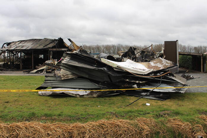 Schade goed zichtbaar na verwoestende brand