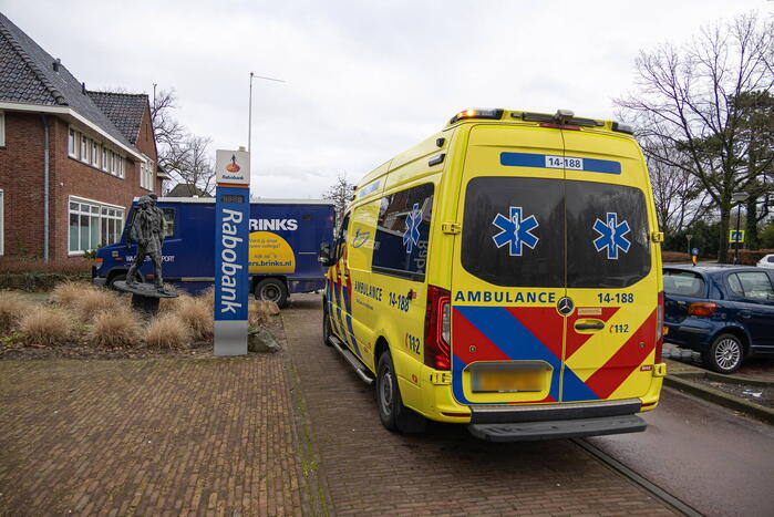 Geldloper vast in deur