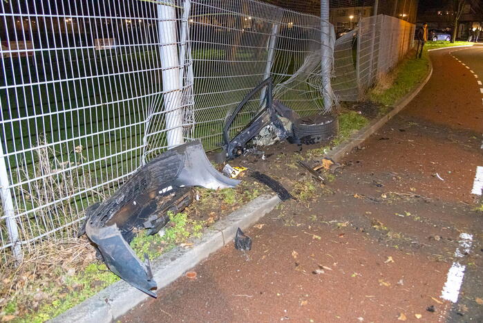 Automobilist richt ravage aan