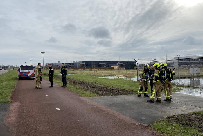 Onderzoek naar mogelijke gaslekkage in verdeelstation