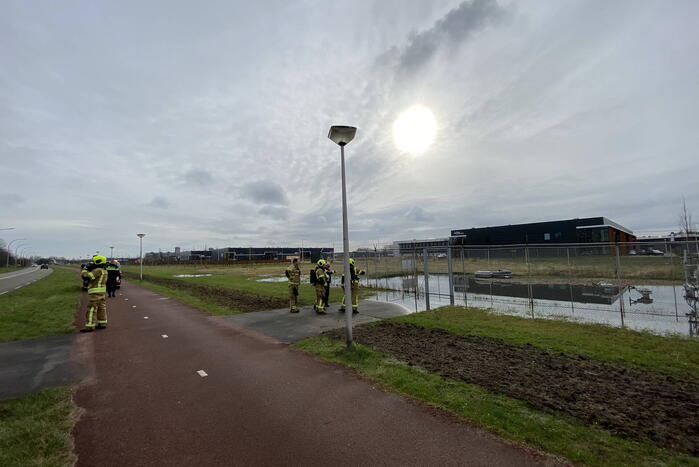 Onderzoek naar mogelijke gaslekkage in verdeelstation