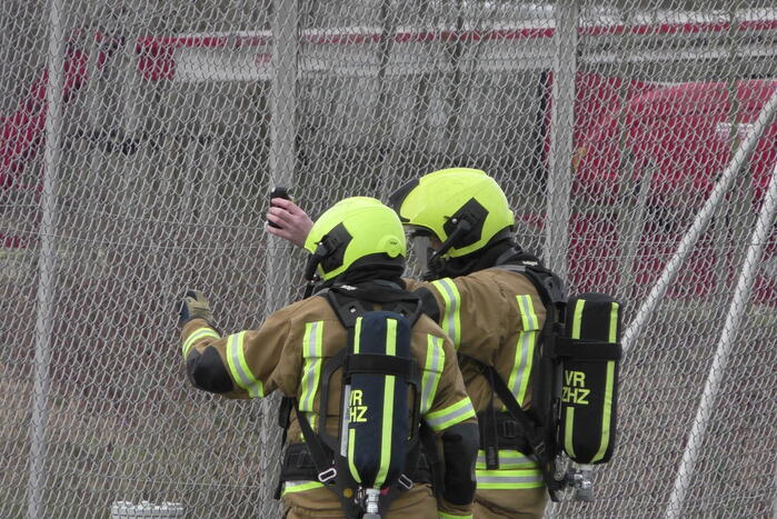 Onderzoek naar mogelijke gaslekkage in verdeelstation