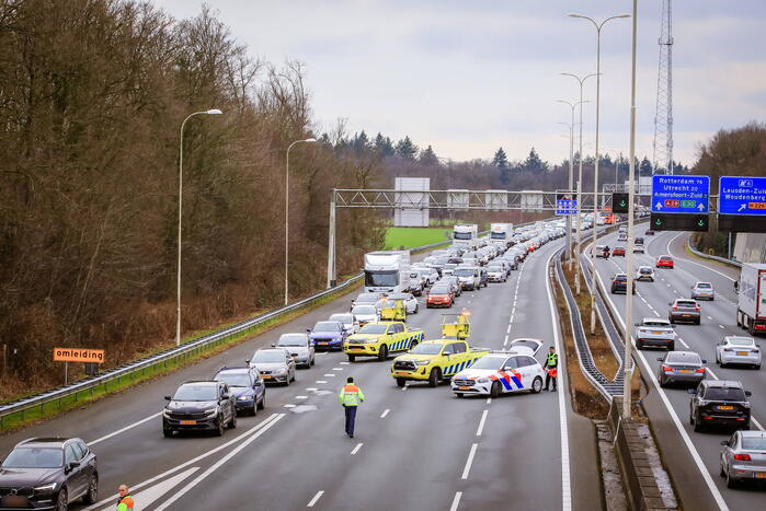 Snelweg afgesloten vanwege ernstig incident