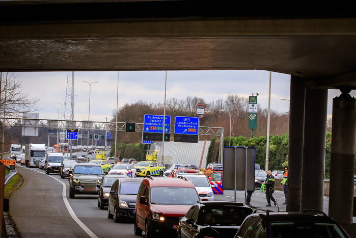 Snelweg afgesloten vanwege ernstig incident