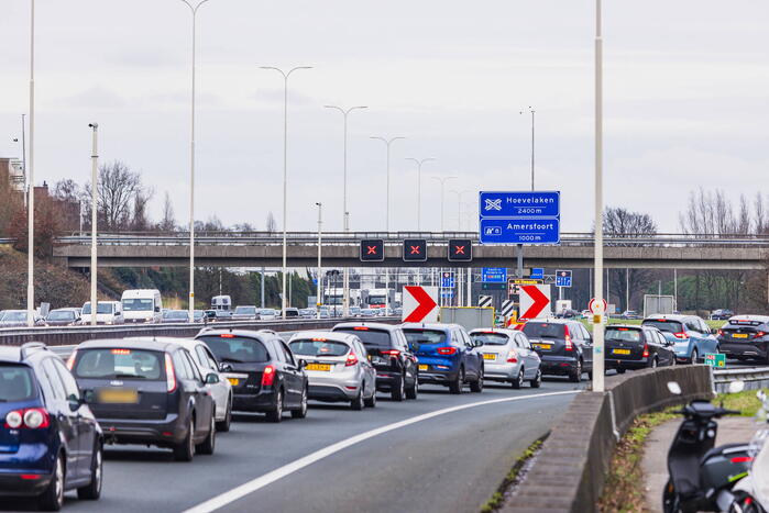 Snelweg afgesloten vanwege ernstig incident
