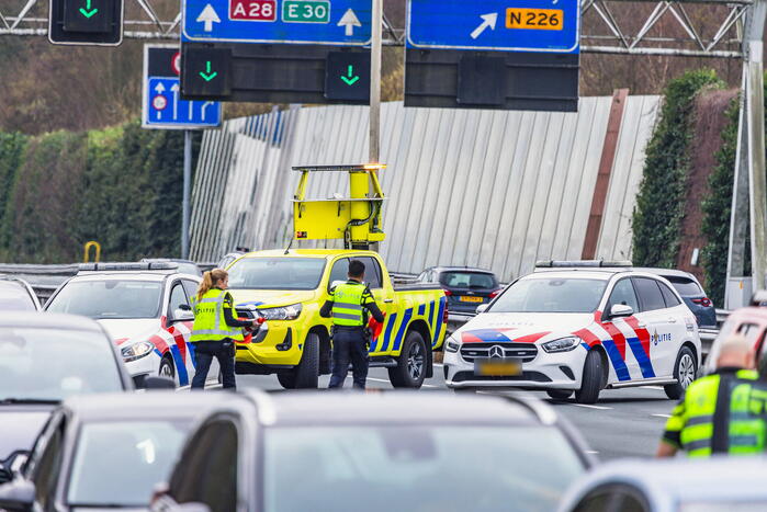 Snelweg afgesloten vanwege ernstig incident
