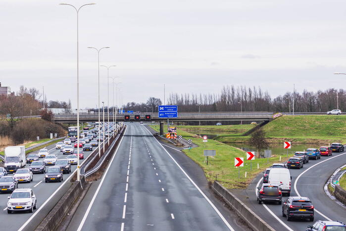 Snelweg afgesloten vanwege ernstig incident