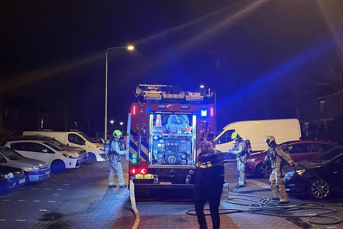 Brand in woning snel geblust