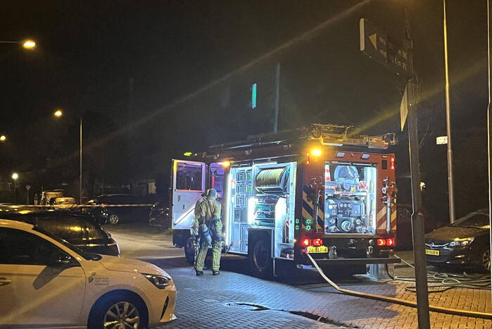 Brand in woning snel geblust