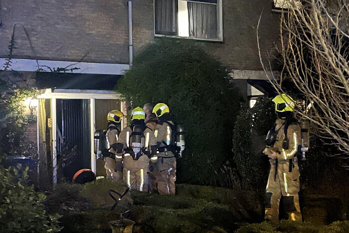 Brand in woning snel geblust