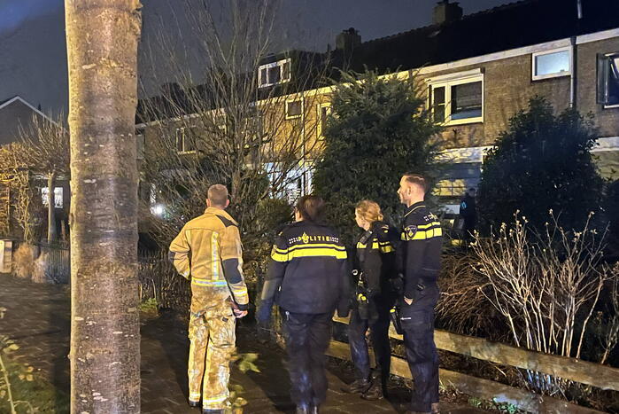 Brand in woning snel geblust