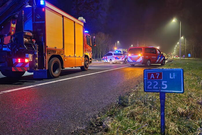 Twee doden bij ernstig ongeval op snelweg