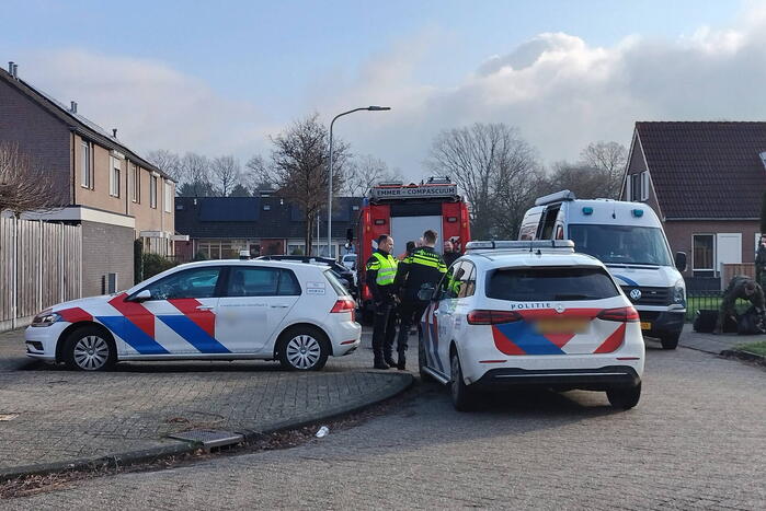 Groot gebied afgezet vanwege verdacht pakket EOD aanwezig