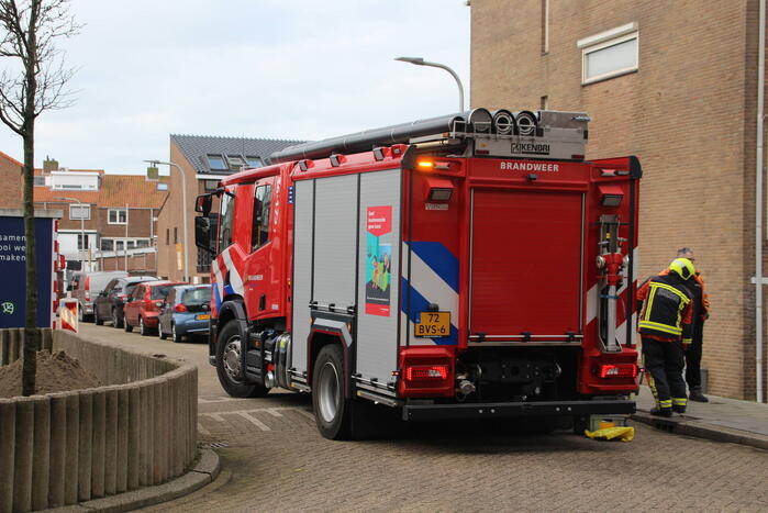 Gasleiding geraakt tijdens graafwerkzaamheden