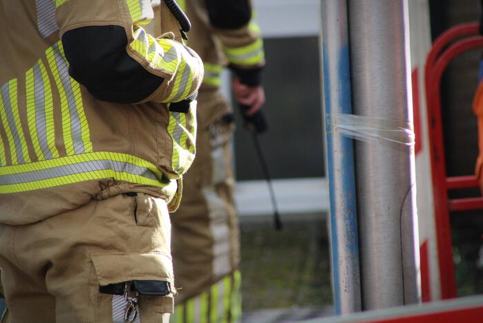 Gasleiding geraakt tijdens werkzaamheden