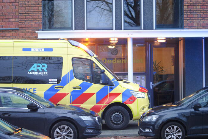 Traumaheli landt voor medische noodsituatie