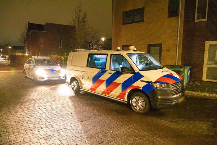 Overval op woning verdachte op de vlucht