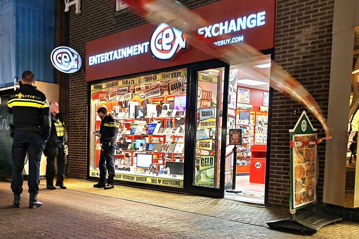 Onderzoek naar overval op winkel