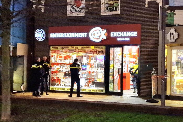 Onderzoek naar overval op winkel