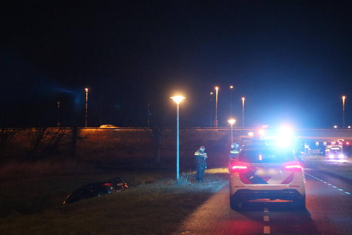 Bestuurder na crash opgepakt voor rijden onder invloed