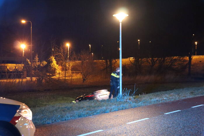 Bestuurder na crash opgepakt voor rijden onder invloed