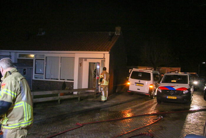 Brandweer controleert woning op gaslucht
