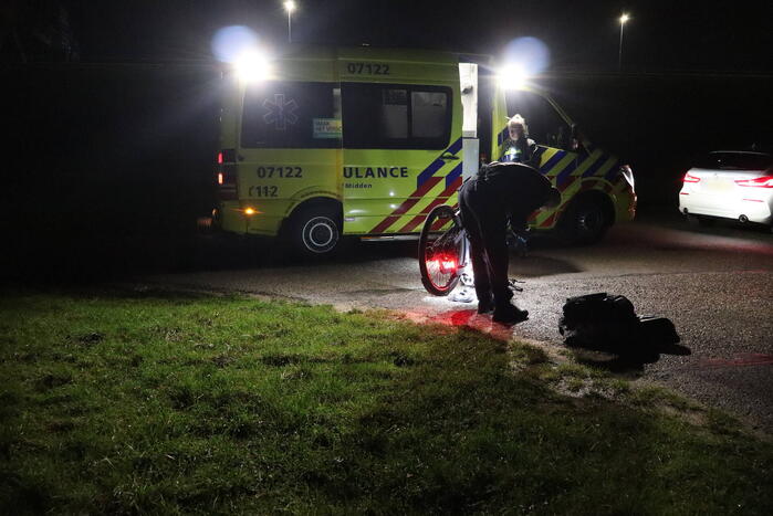 Persoon gewond na valpartij met fiets
