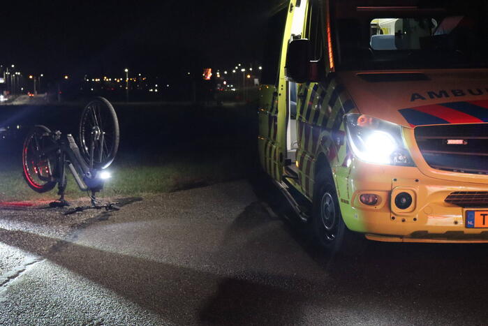 Persoon gewond na valpartij met fiets