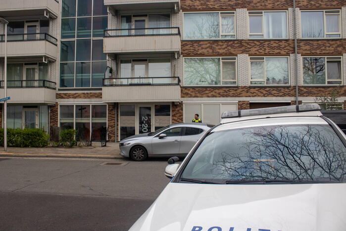 Traumahelikopter landt voor medische noodsituatie