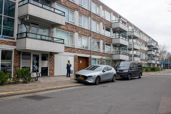 Traumahelikopter landt voor medische noodsituatie