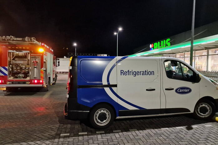 Hulpdiensten ingezet voor damp in supermarkt na springen van leiding