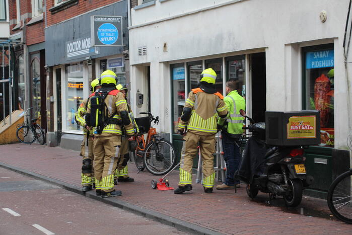 Straat afgesloten vanwege gaslekkage